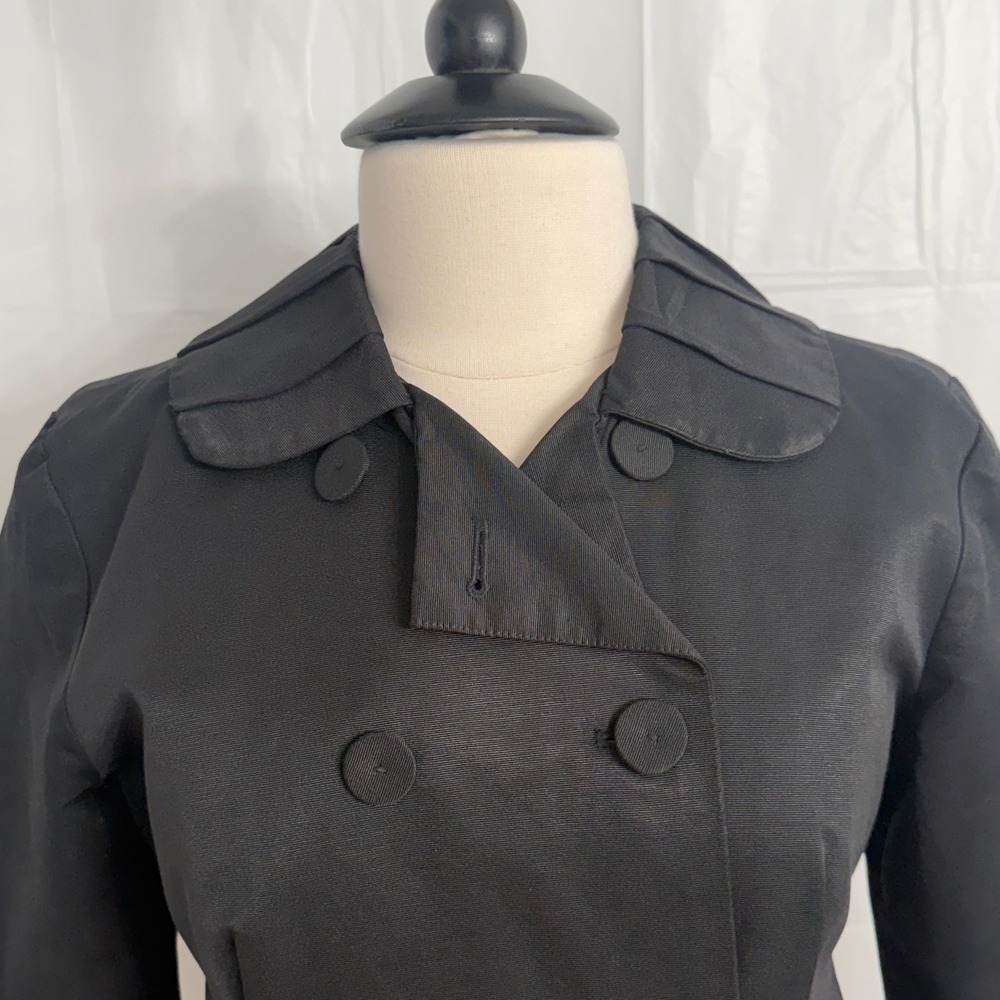 Mossimo 3/4 Sleeve Double Breasted Pleated Collar Blazer - Picture 2 of 9